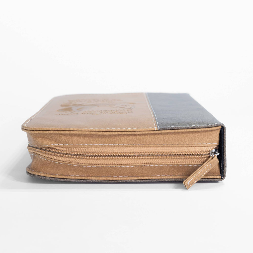 Divine Details: Bible Cover Brown Wings Of Eagles: Large