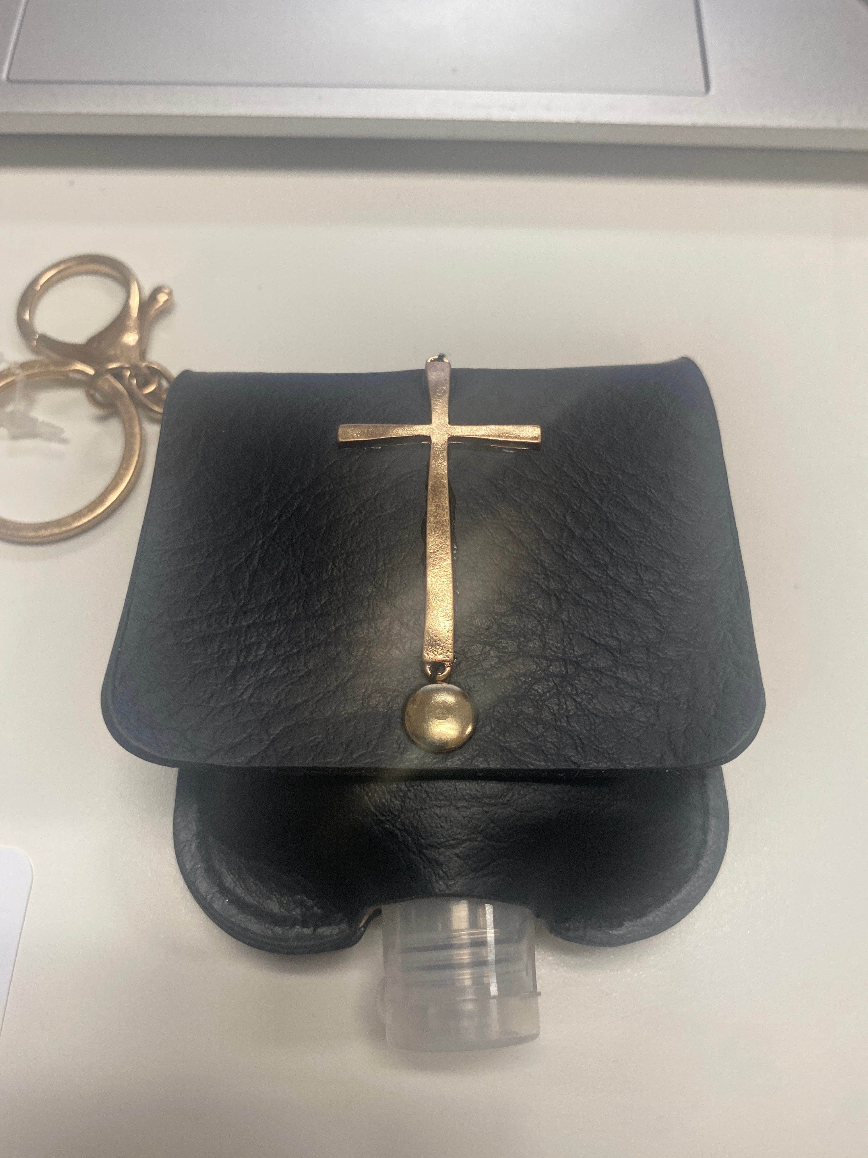 Cross Sanitizer Dispenser Keychain