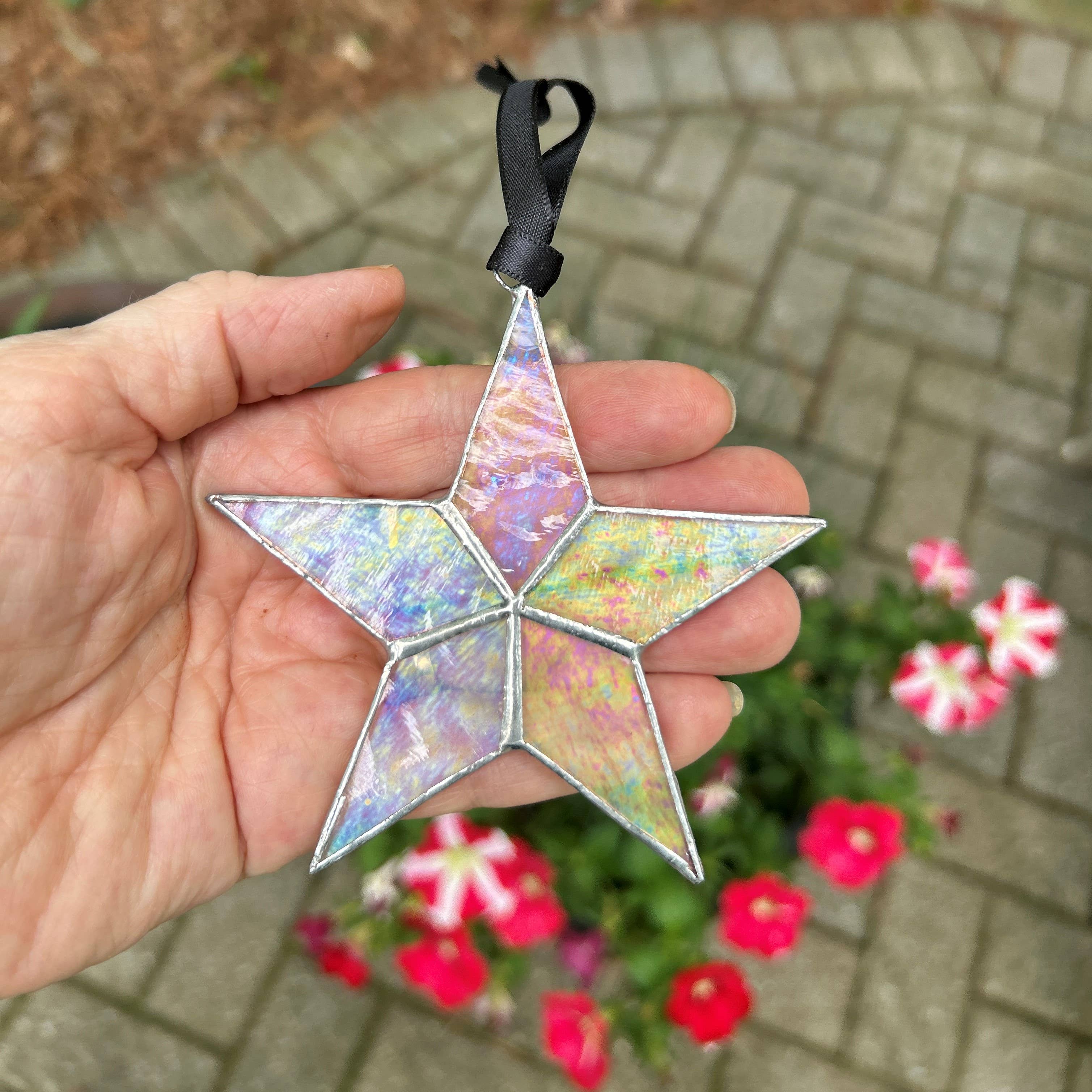 Written in Stars Remembered Memorial Gift  Glass Star