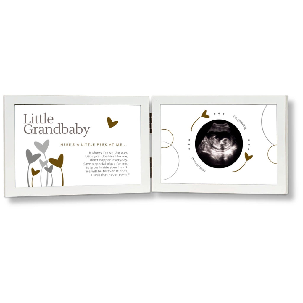 Little Grandbaby Ultrasound Heart Grandparent Picture Frame