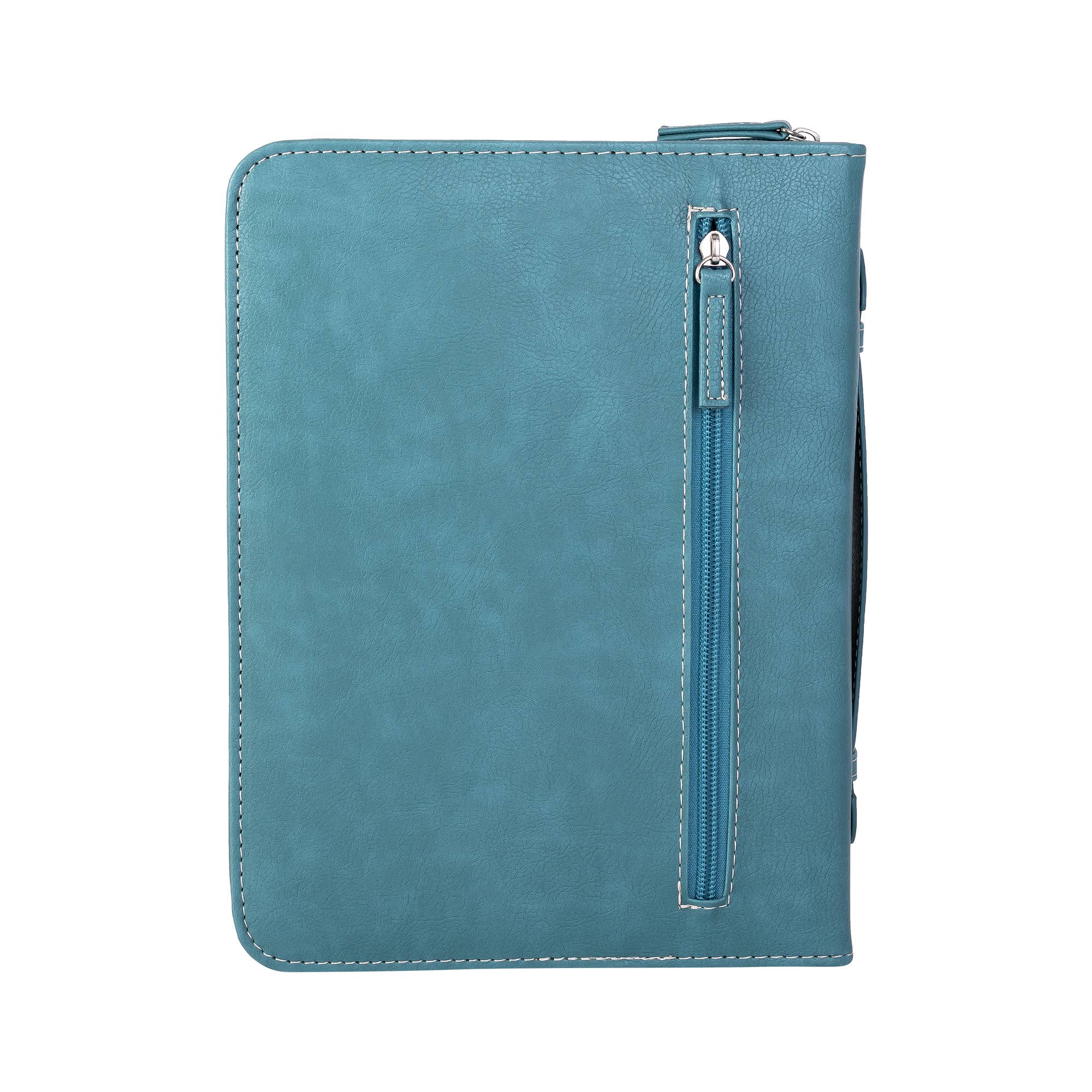 Divine Details: Bible Cover - Teal Tile w/Gem: Large
