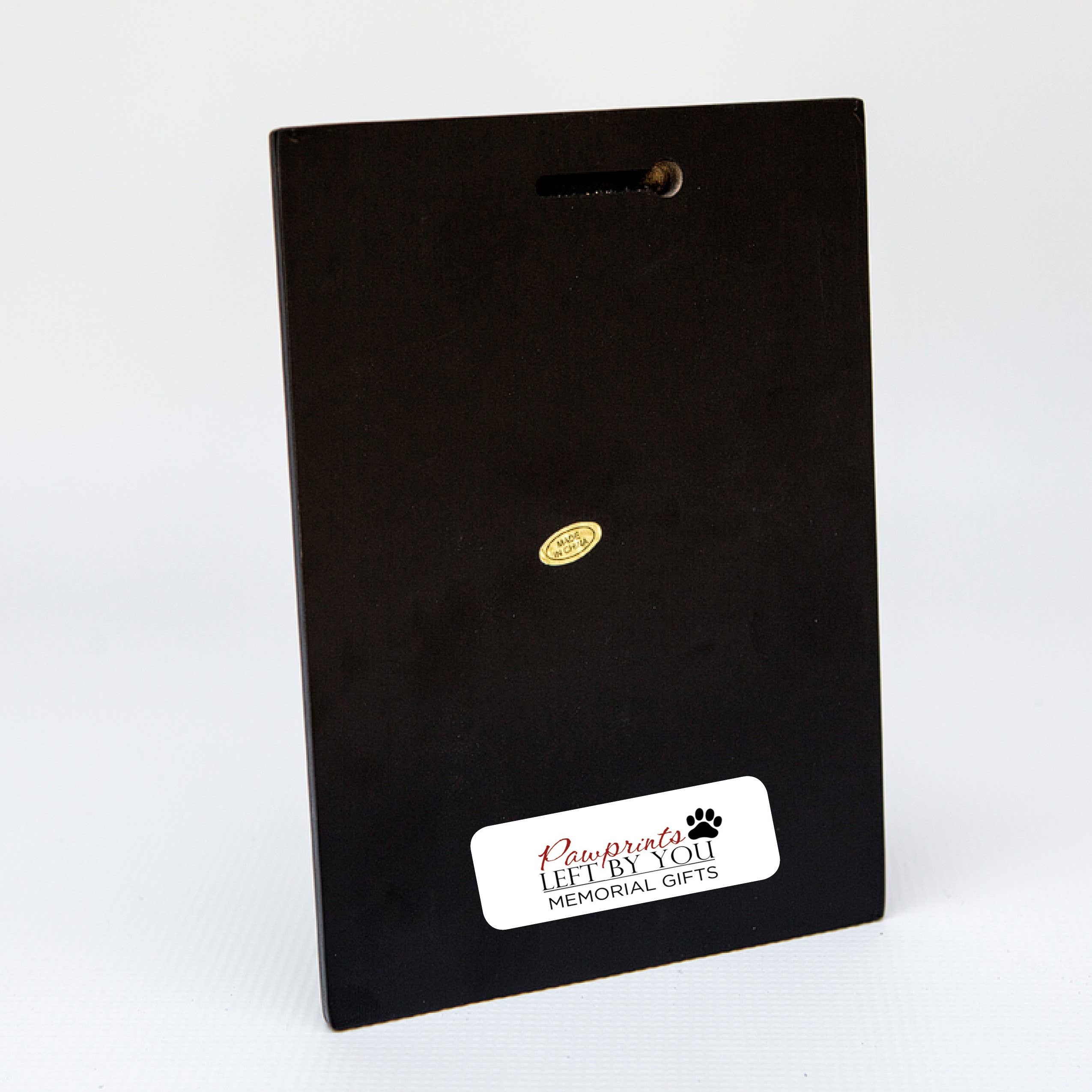 Pawprints Left By You Pet Memorial Wall Plaque