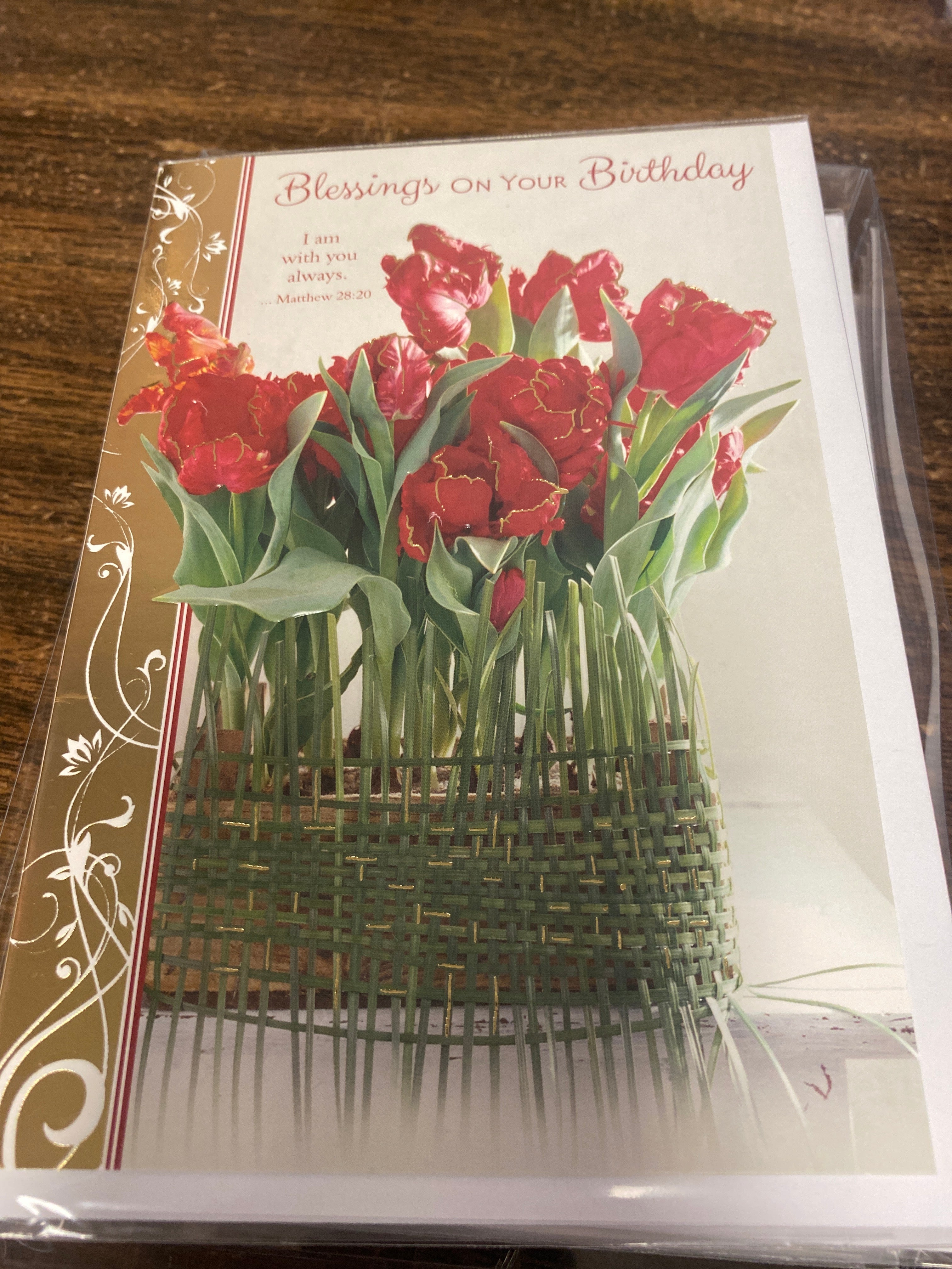 Blessings On Your Birthday Greeting Card