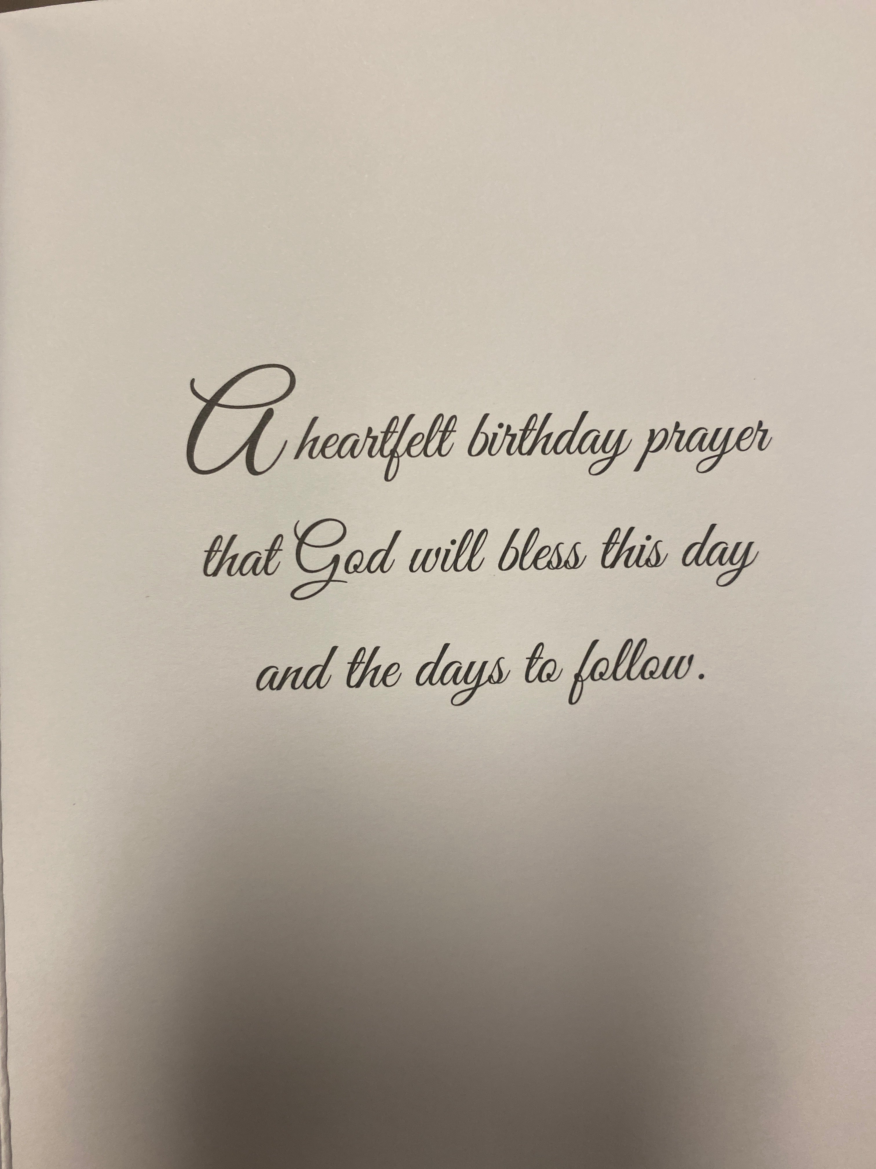 God Bless You On Your Birthday Dear Minster Greeting Card