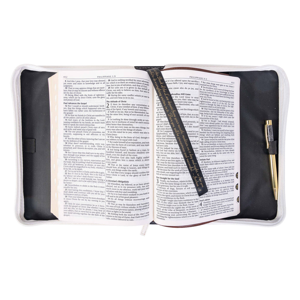 Divine Details: Bible Cover - Watercolor Flower Refuge: Large