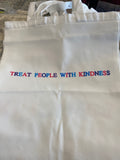 Treat People With Kindness Canvas Tote Bag Women Large Bag (small writing)