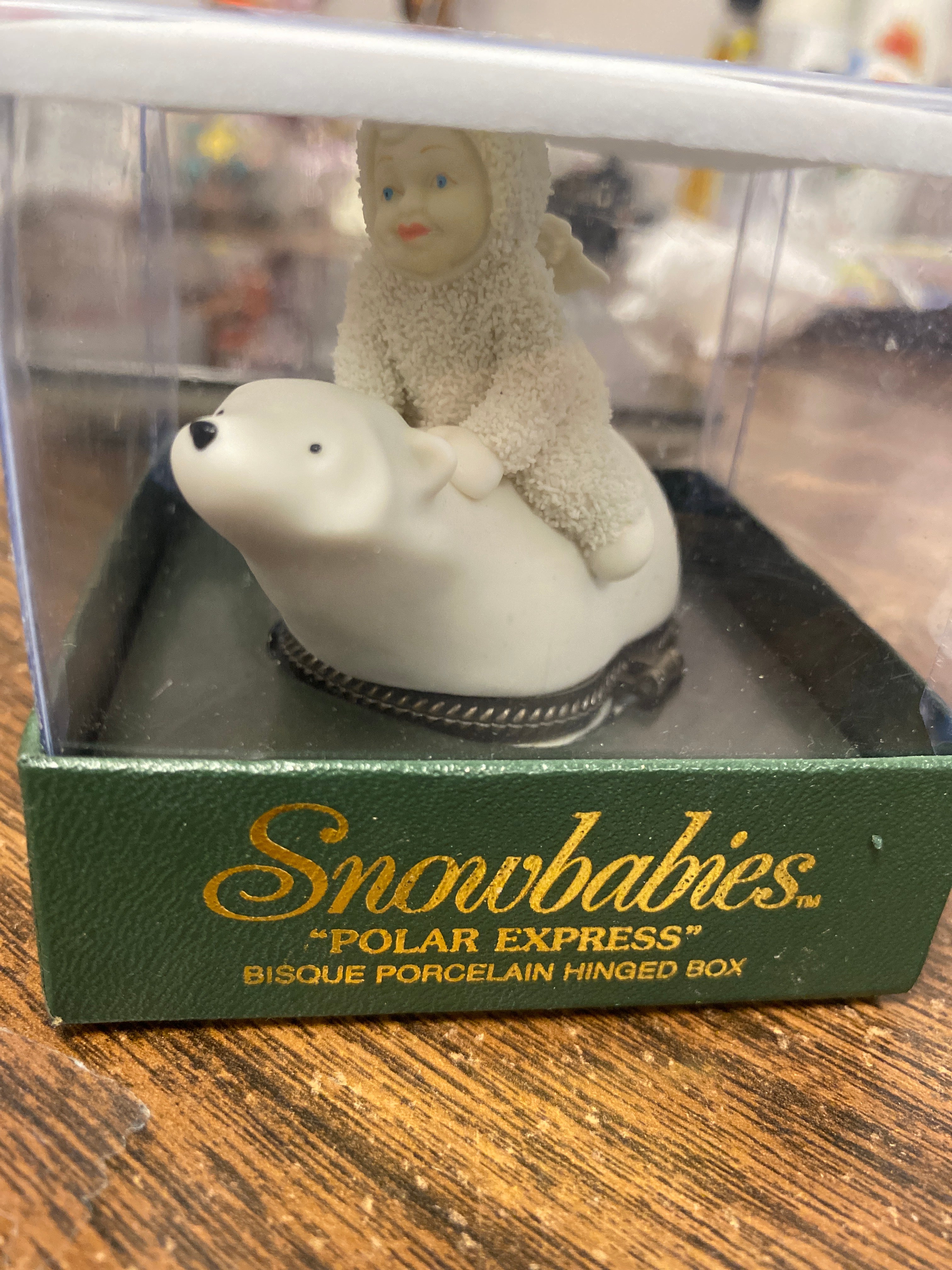 Snowbabies Polar Express Hinged Box