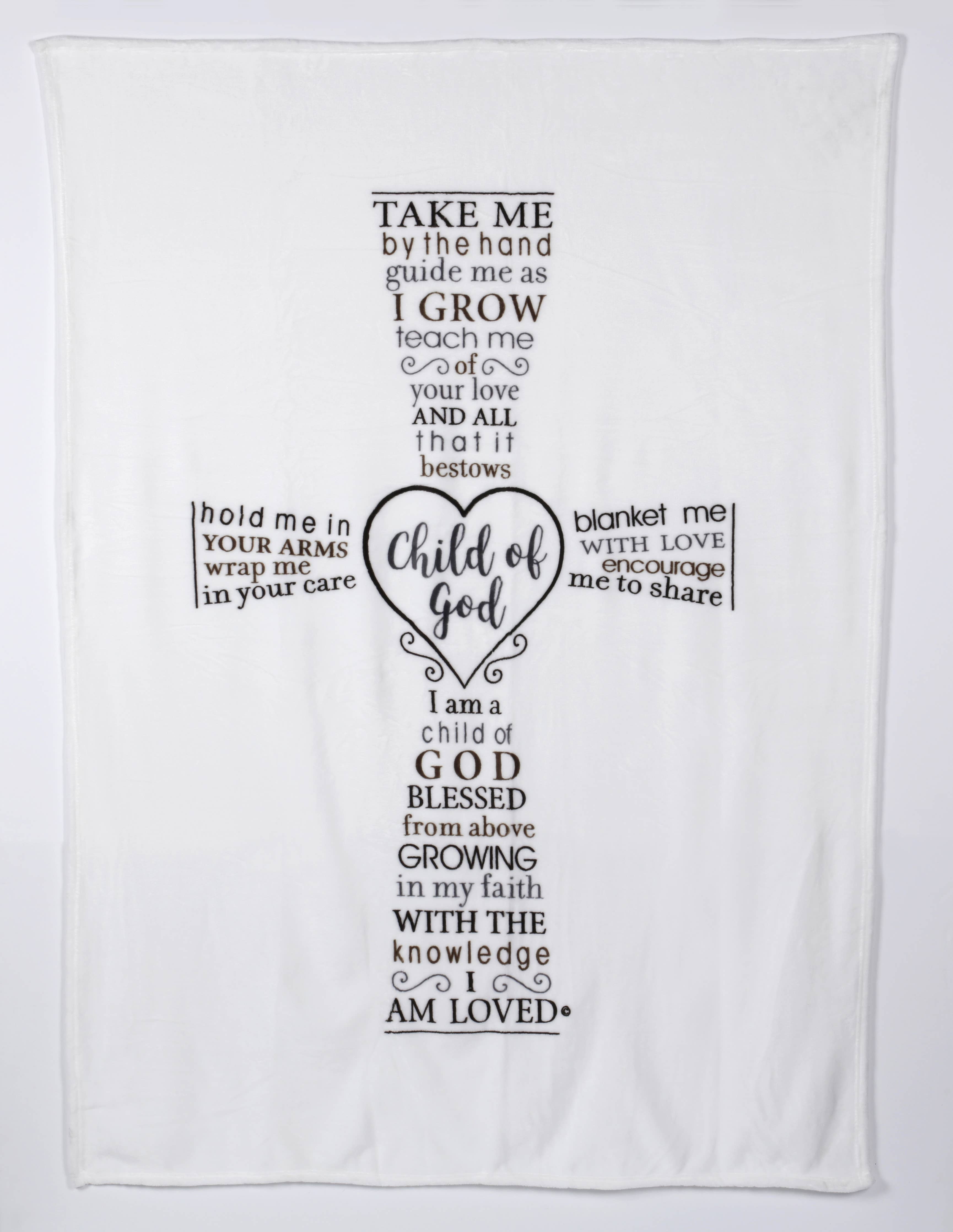Child of God Blanket: Christian Gift for Child or Teen