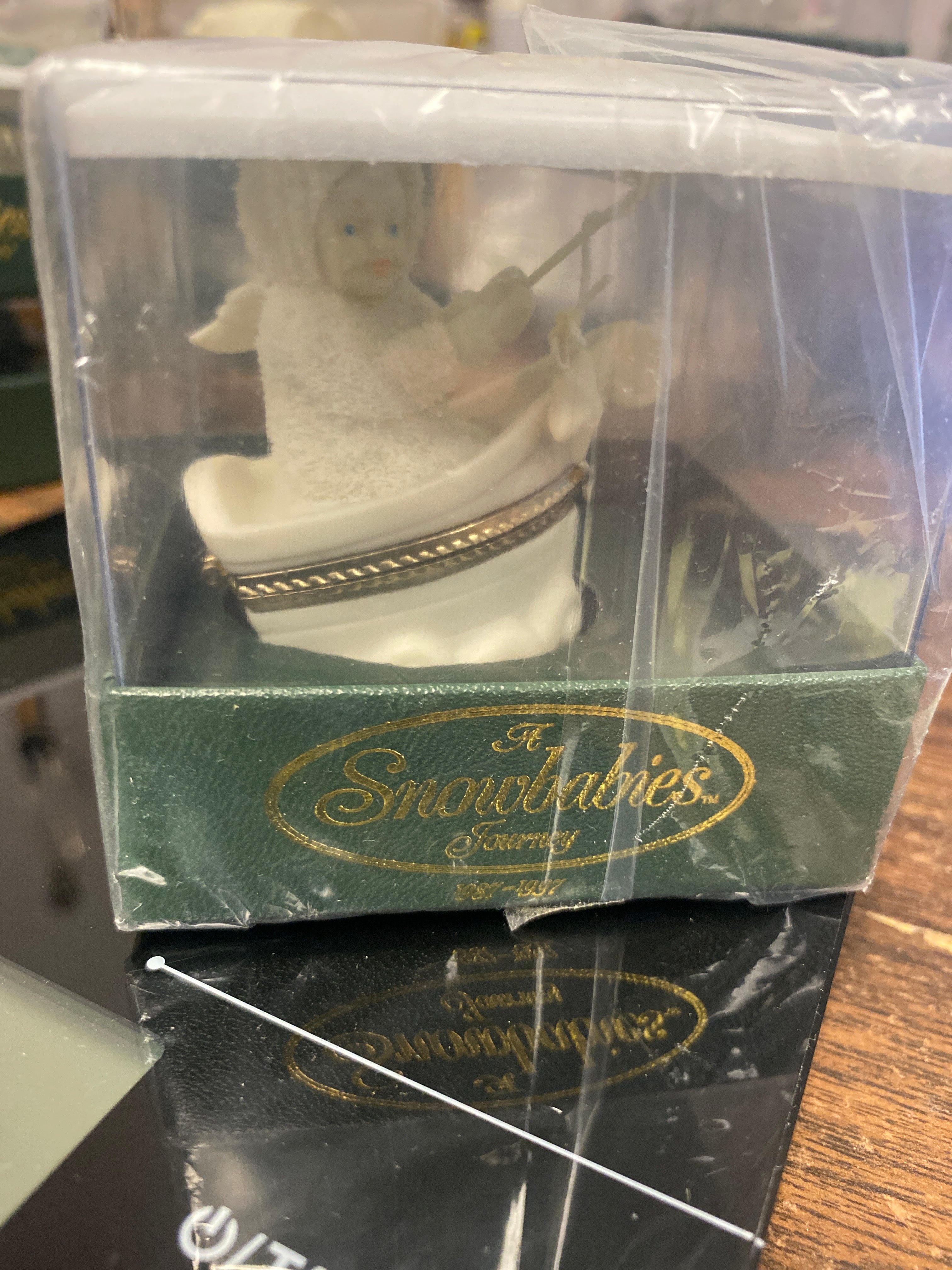 Snowbabies "Rock-A-Bye Baby" Hinged Box