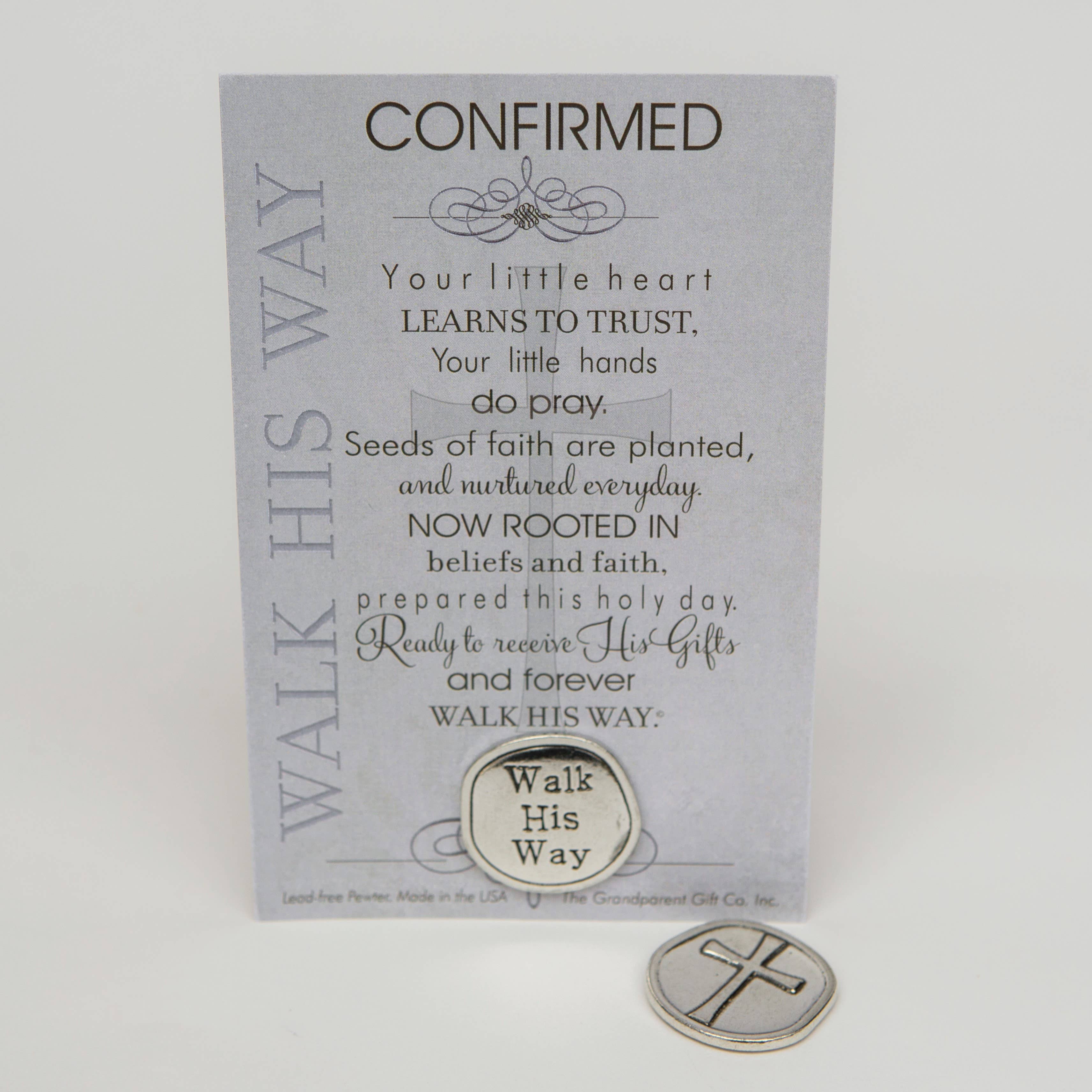 Confirmation Gift: Keepsake Handmade Pewter Coin