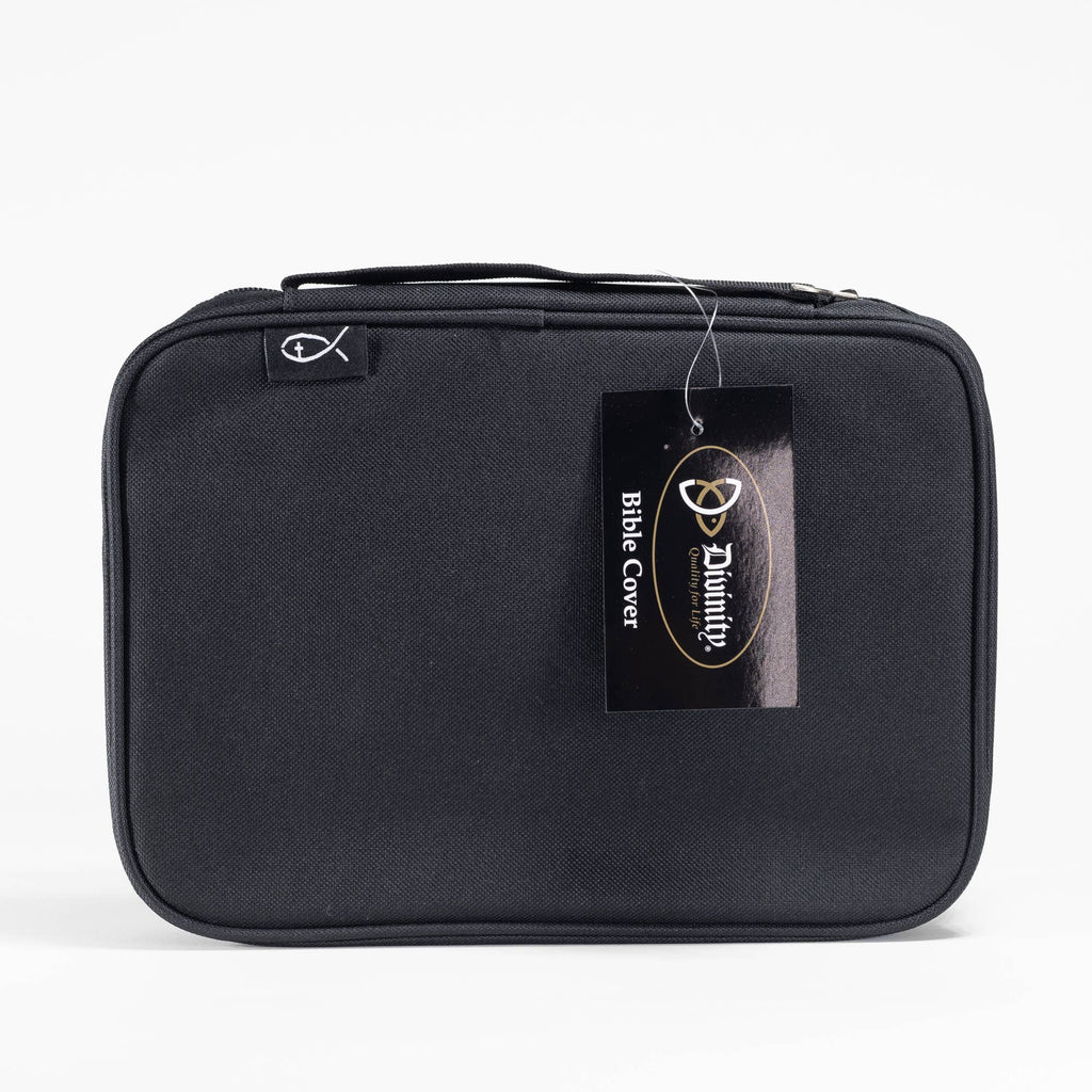 Bible Cover: Basic: Black / Large
