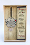 Pawprints Left By You Pet Tag Memorial Ornament