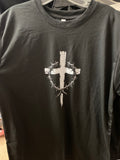 Cross With Thorns T-Shirt Size L