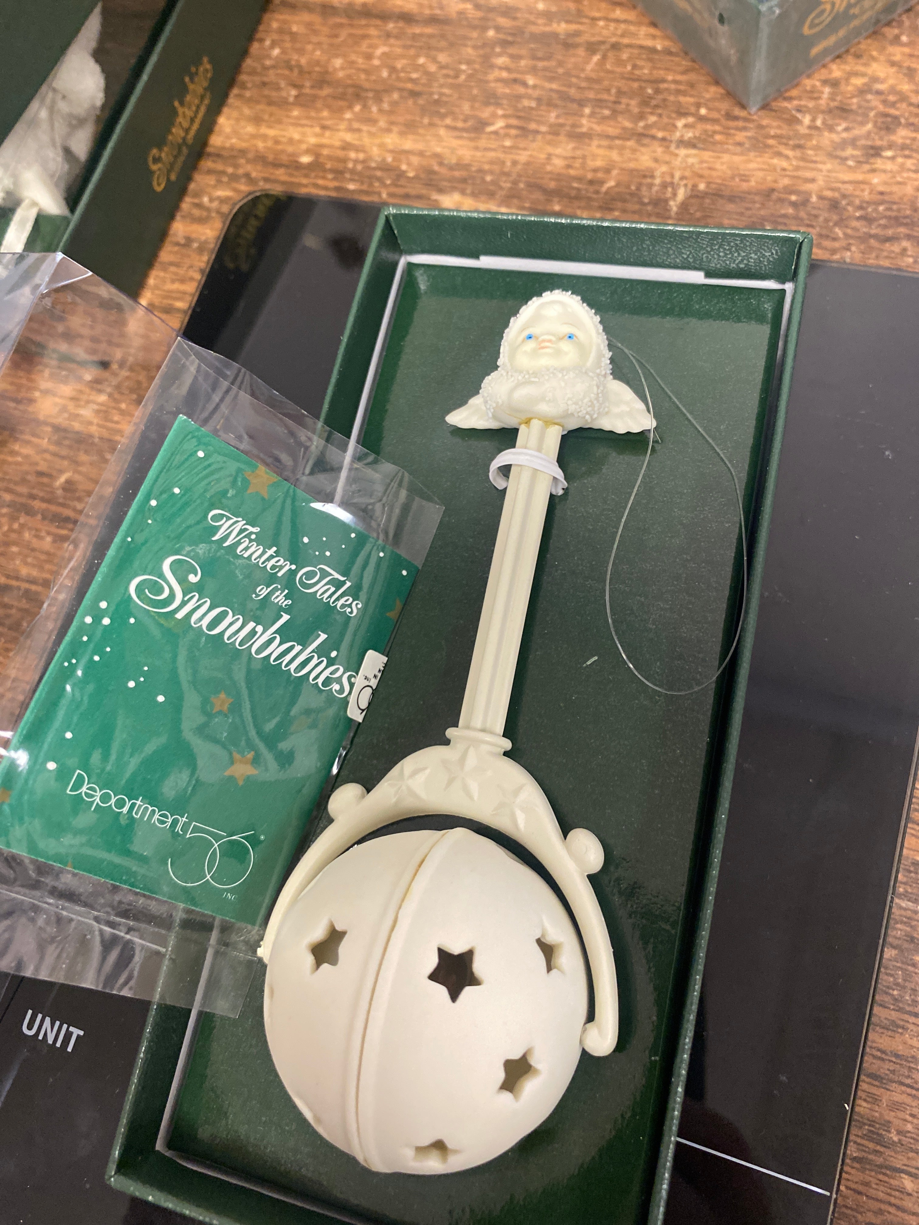 Snowbabies "Baby's First Rattle" Ornament