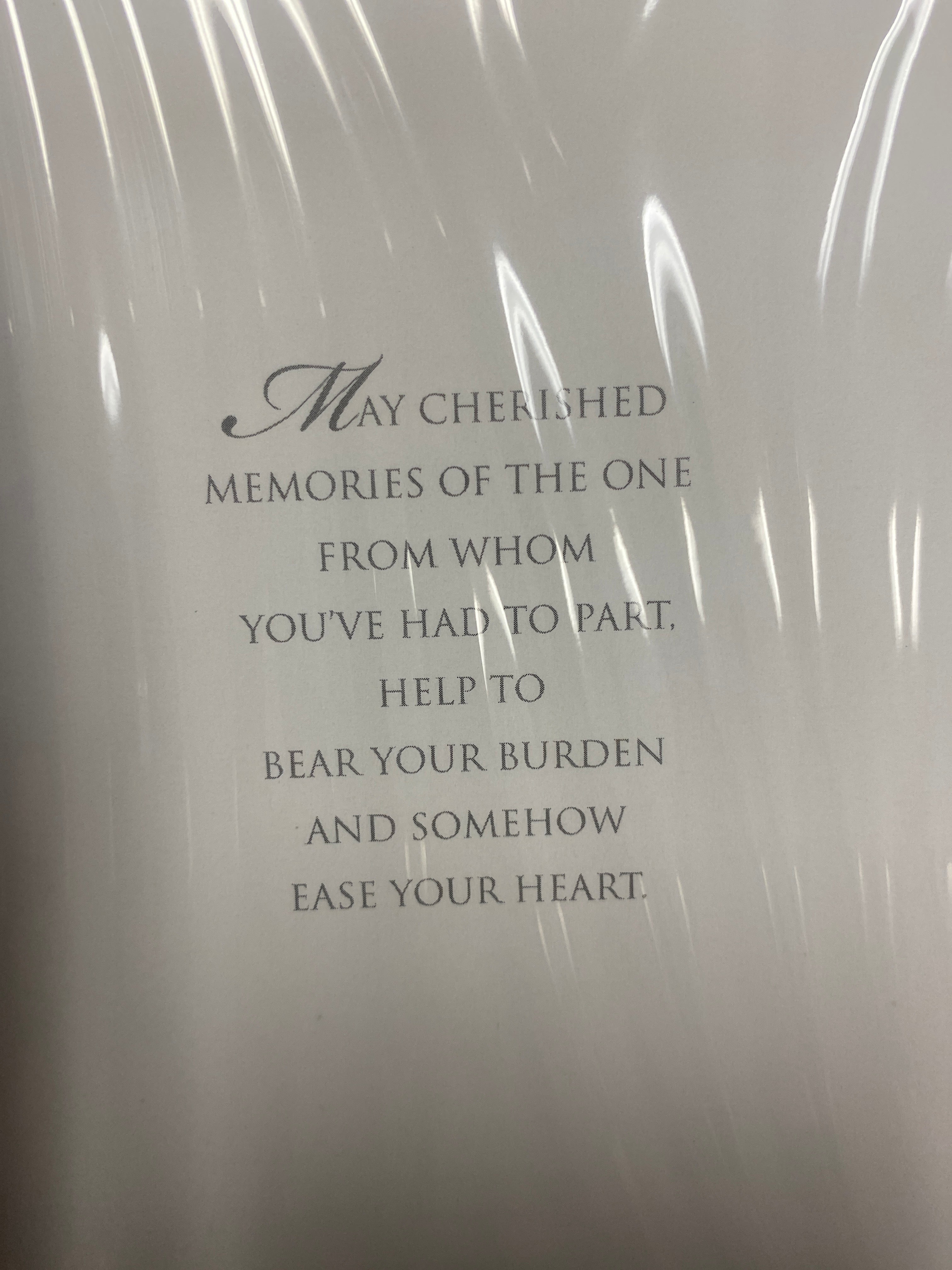 With Heartfelt Sympathy Greeting Card