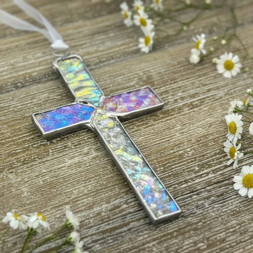 Baby Baptism Cross Keepsake Frame 4x6 Shadow Box
