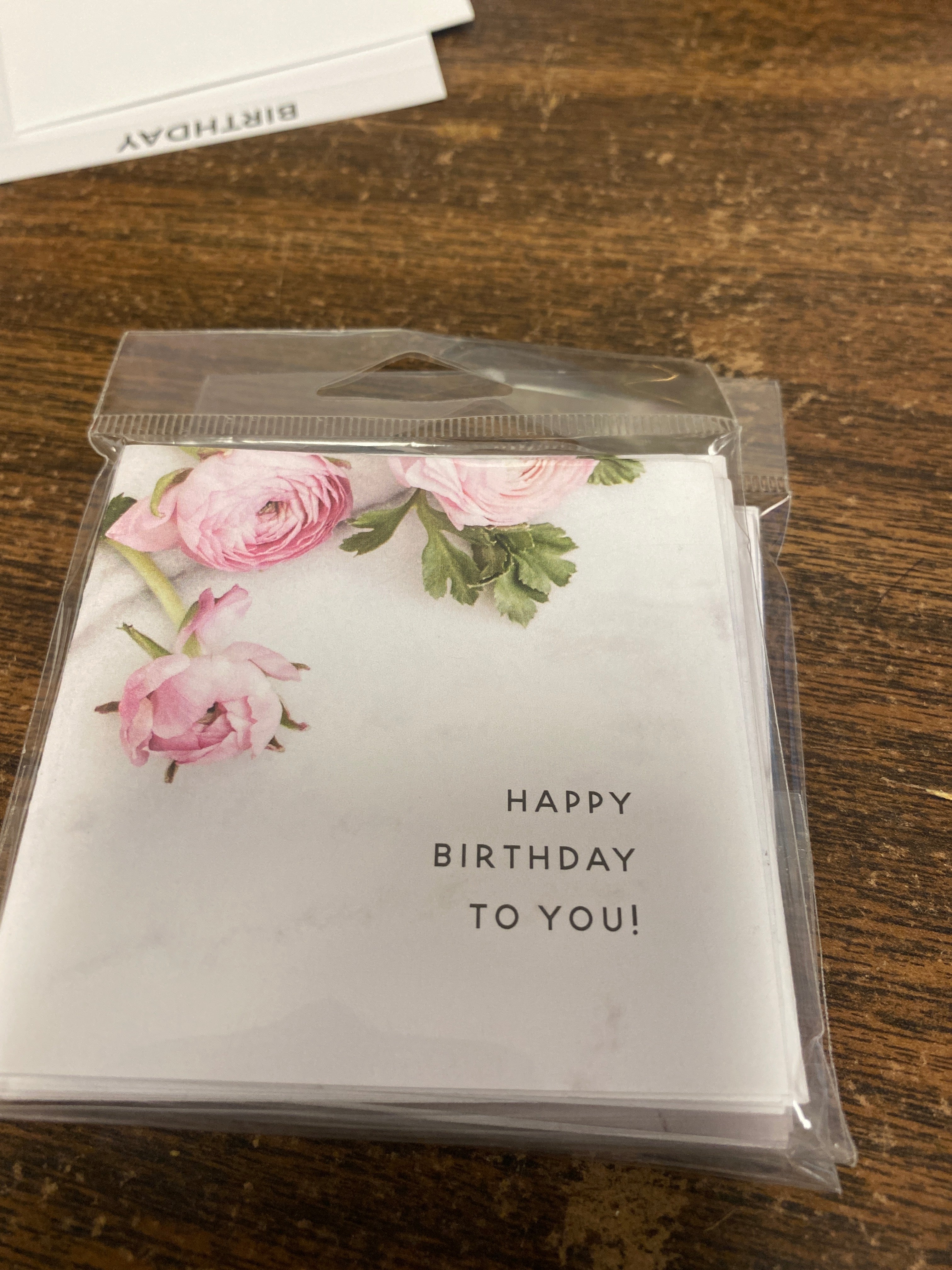 Happy Birthday To You Greeting Cards 6pk