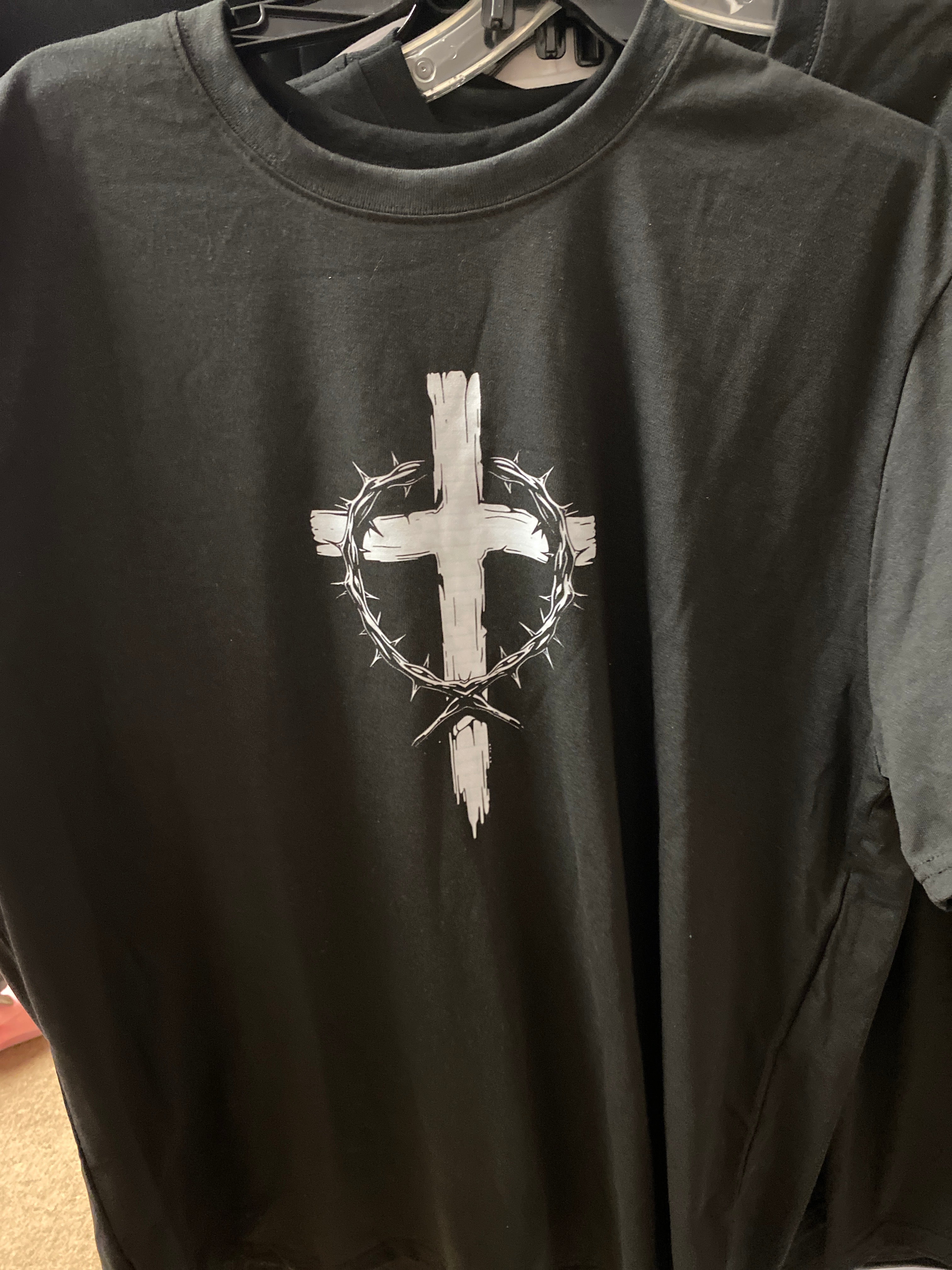 Cross With Thorns T-Shirt Size X-L