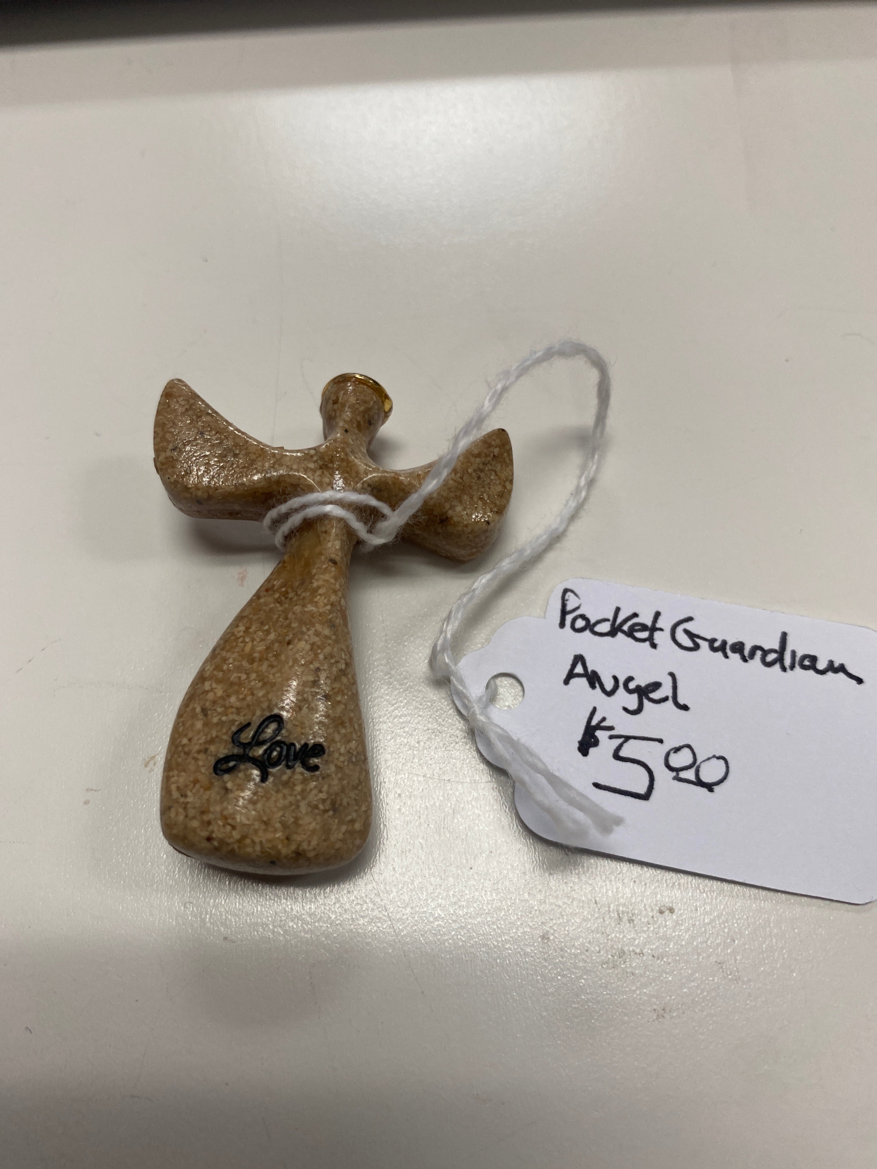 Stone Pocket Guardian Angel (LOVE)