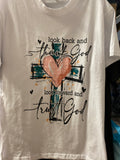 Look Back Thank God T-Shirt Size Medium