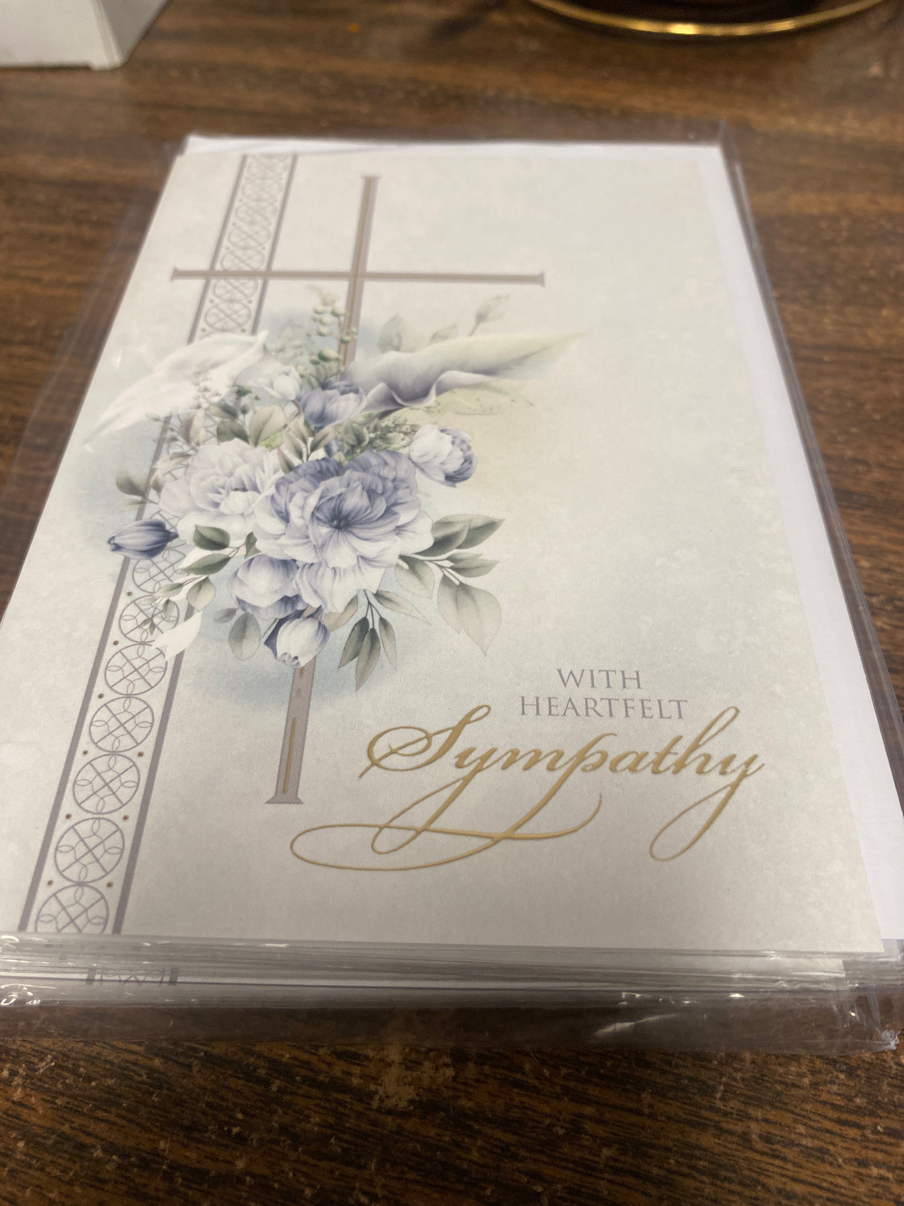 With Heartfelt Sympathy Greeting Card