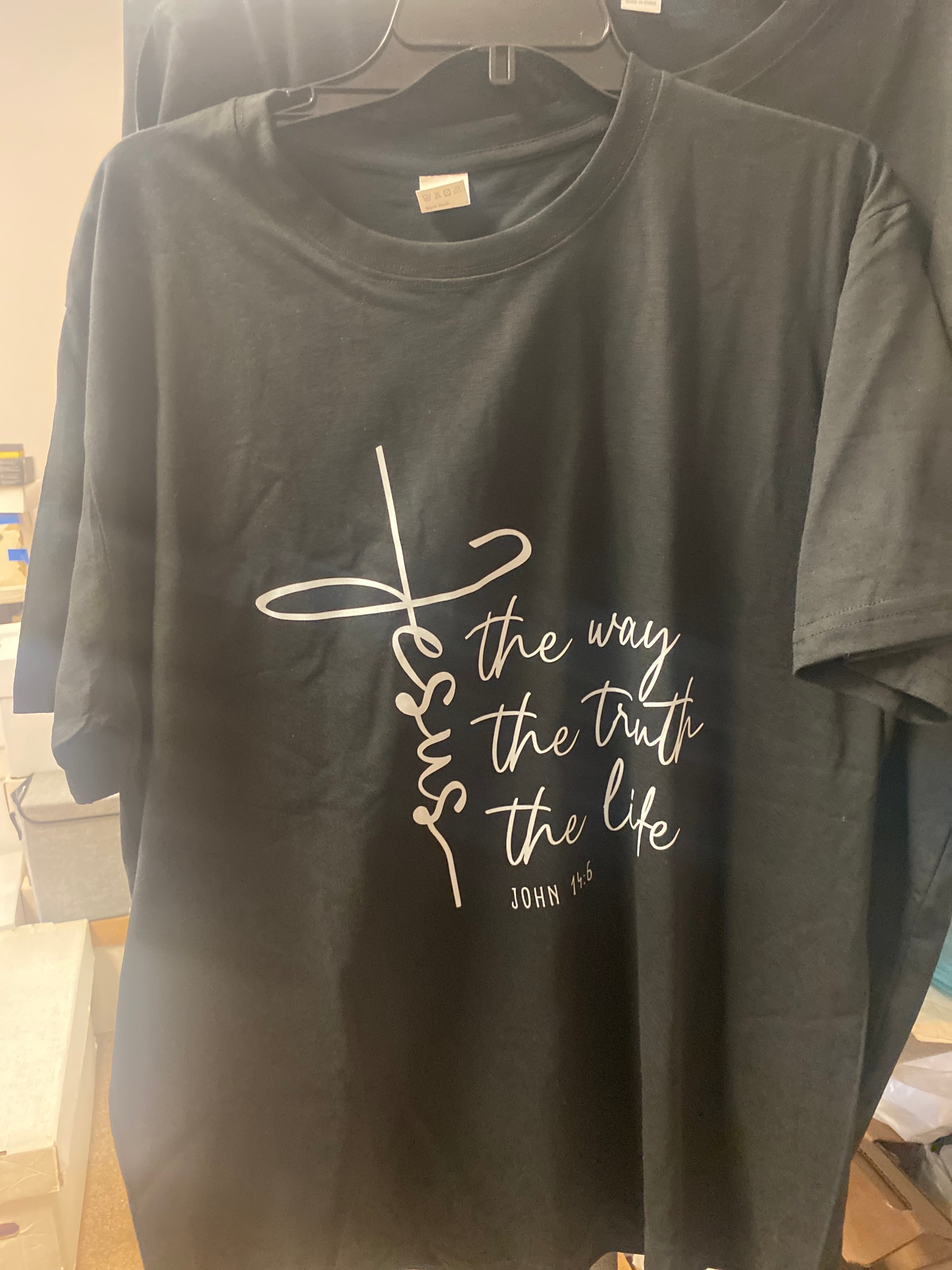 The Way The Truth The Life (John 14:6) T-Shirt Size X-L