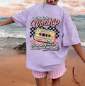 Tween Girls Made To Worship Light Purple T-Shirt