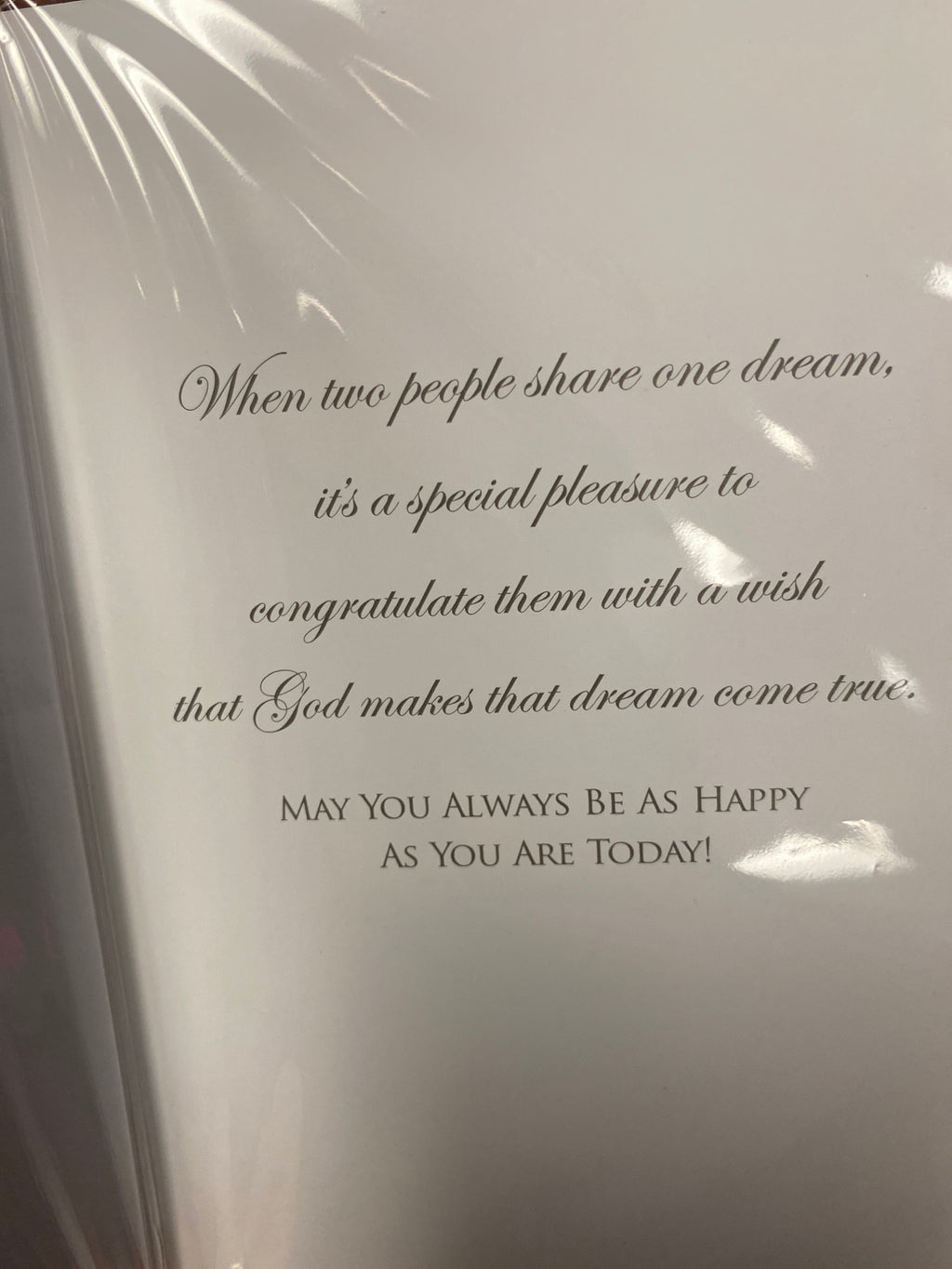 Wedding Day Wishes Greeting Card