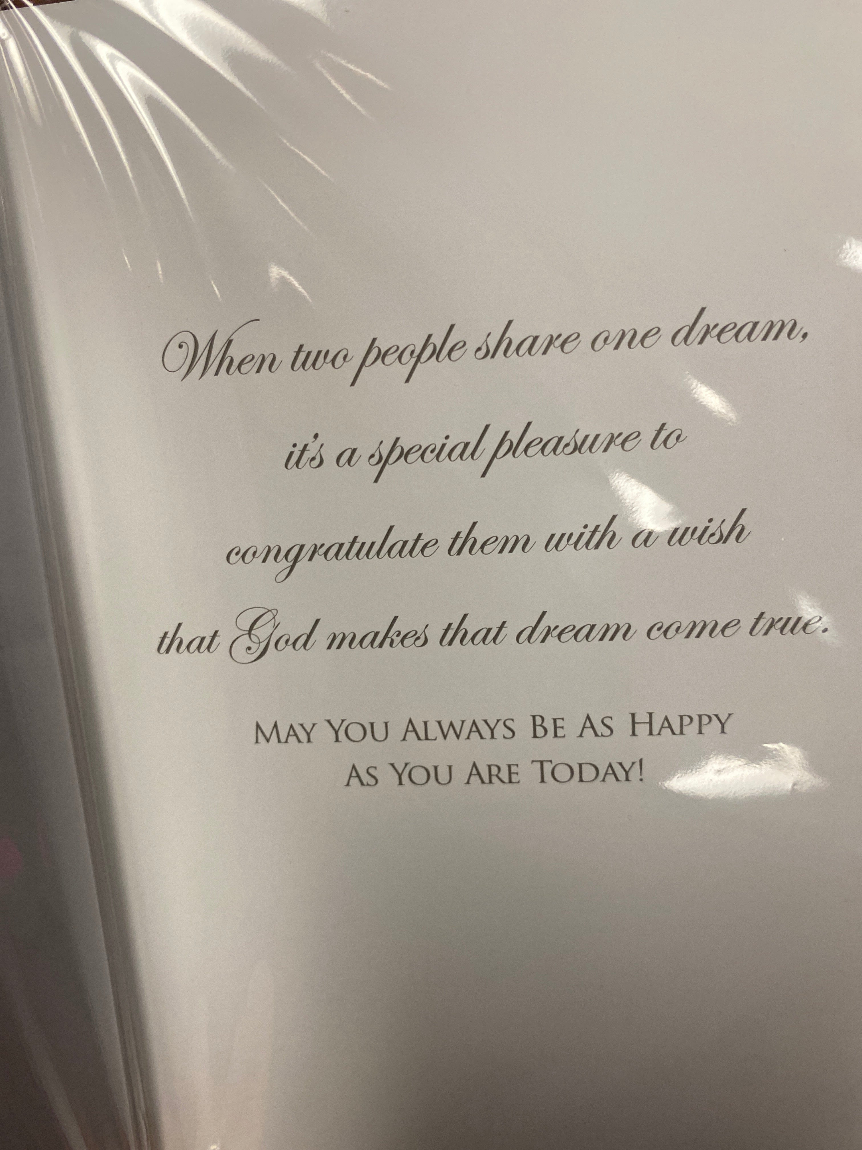 Wedding Day Wishes Greeting Card