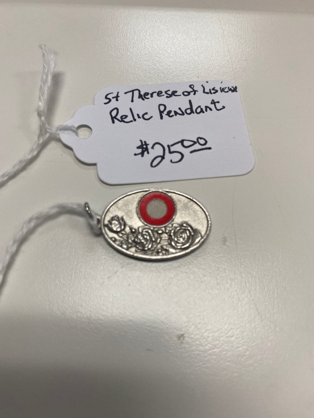 Saint Therese of Lisieux Relic Pendant