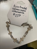 Avon Bracelet Crosses with Rinestones