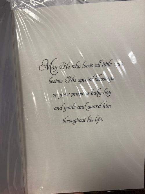 As You Baptize Your Little Boy Greeting Card