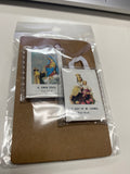 Scapular Set Our Lady of Mount Carmel and Saint Simon Stock