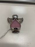 Angel Pink Heart Pendant