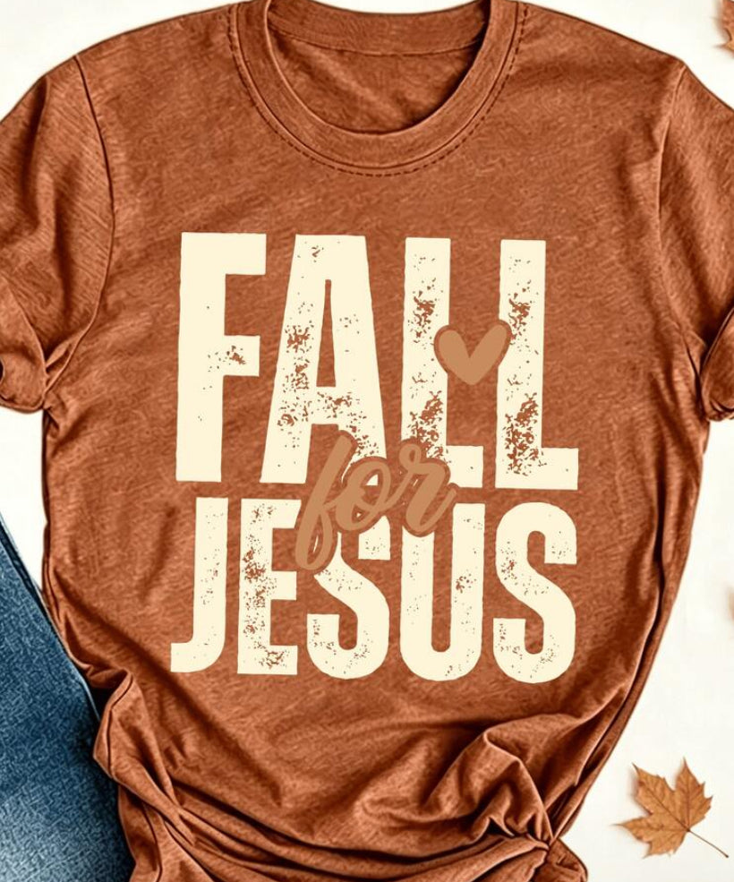 Fall For Jesus T-Shirt Size Large