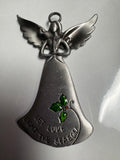 Vintage Ganz Angel Ornament "Let Love Light the Season"