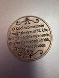 St Rita Pocket Coin