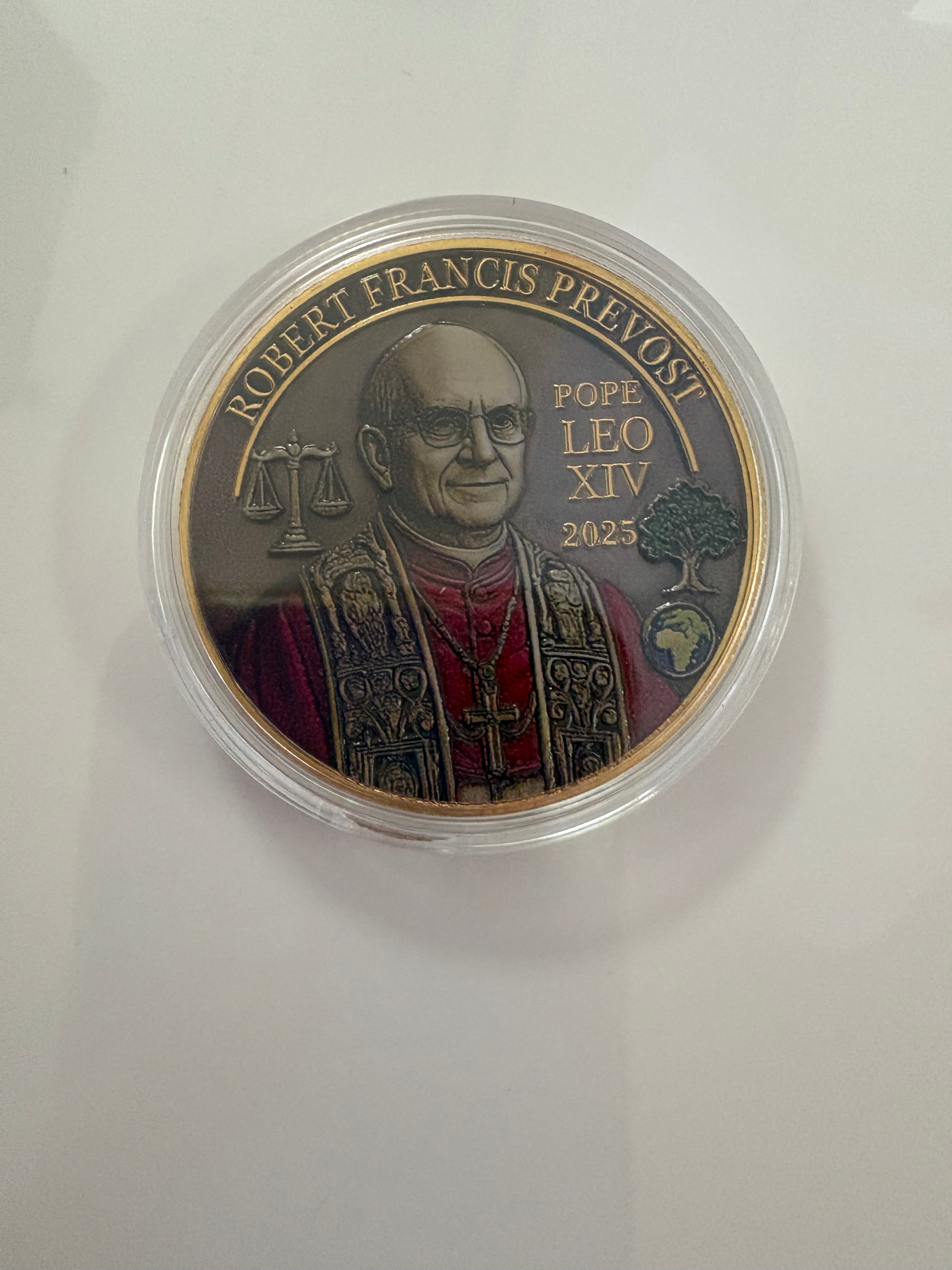 Pope Leo Commemorative Coin