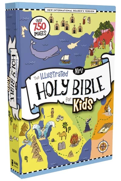 NIrV The Illustrated Holy Bible for Kids, Hardcover