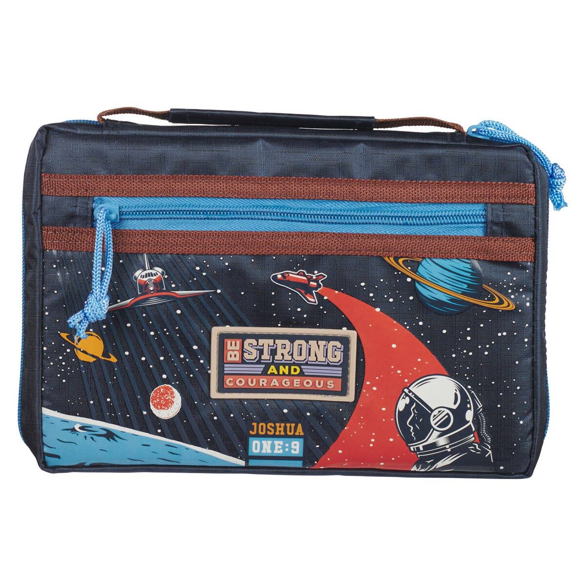 Bible Cover Fashion Be Strong Josh. 1:9 M: Medium