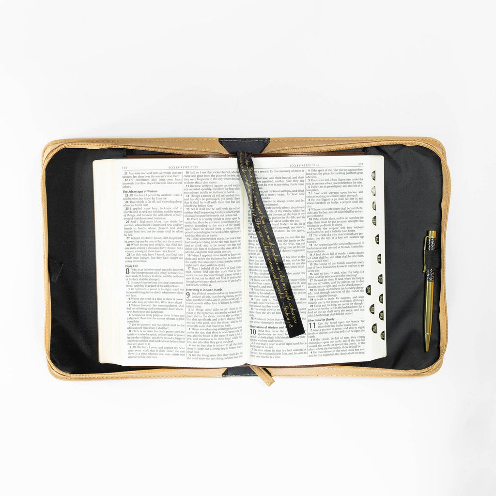 Divine Details: Bible Cover Brown Wings Of Eagles: Large