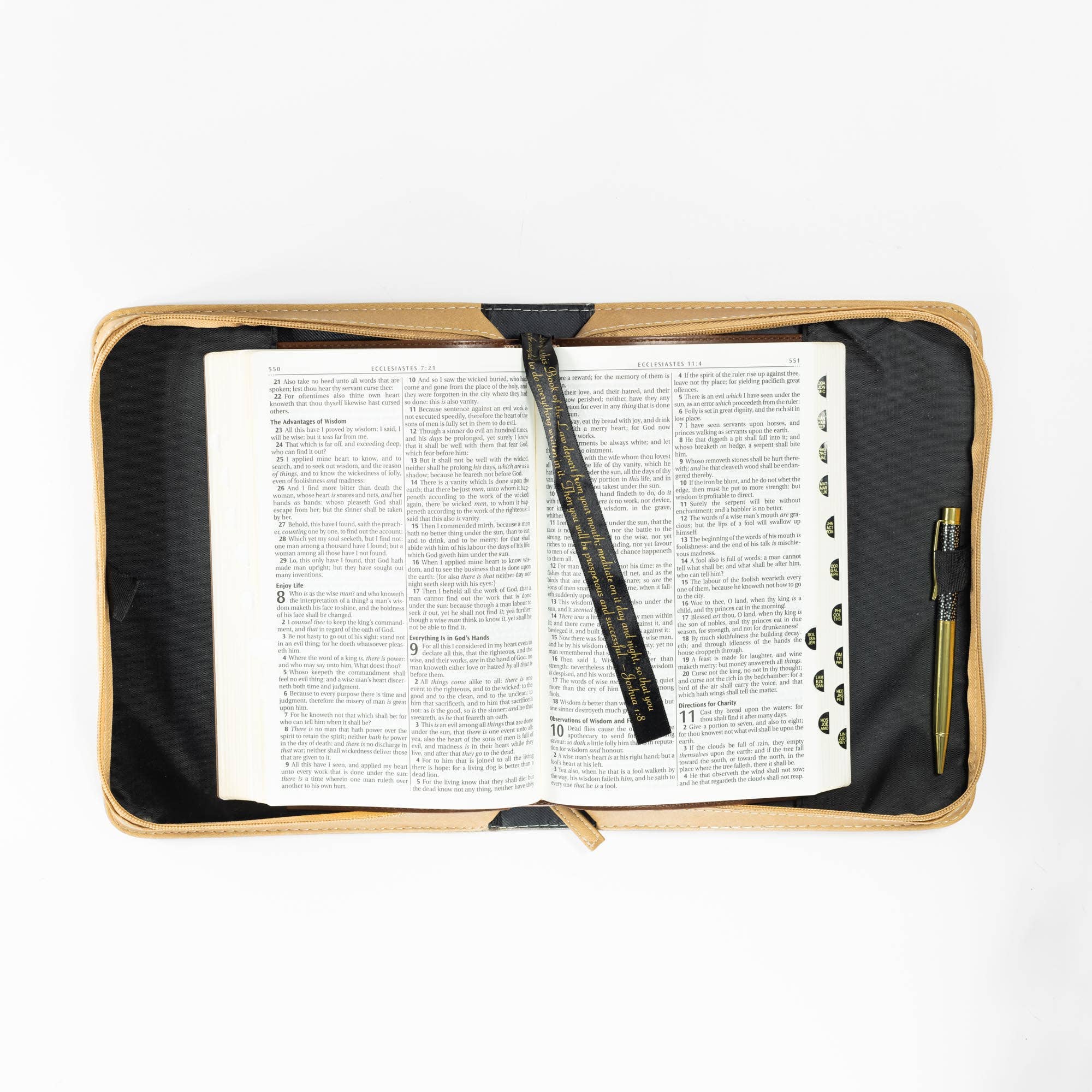 Divine Details: Bible Cover Brown Wings Of Eagles: Large