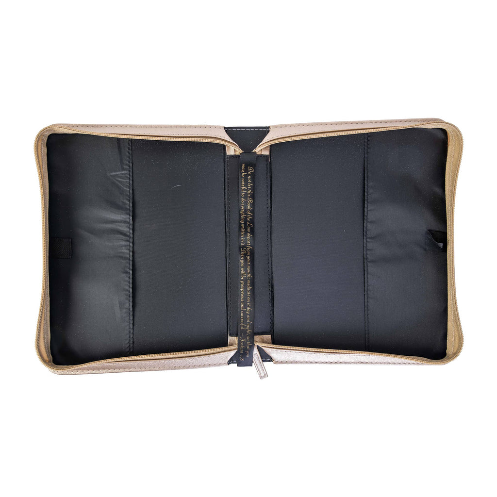 Divine Details: Bible Cover - Black & White Floral: Large