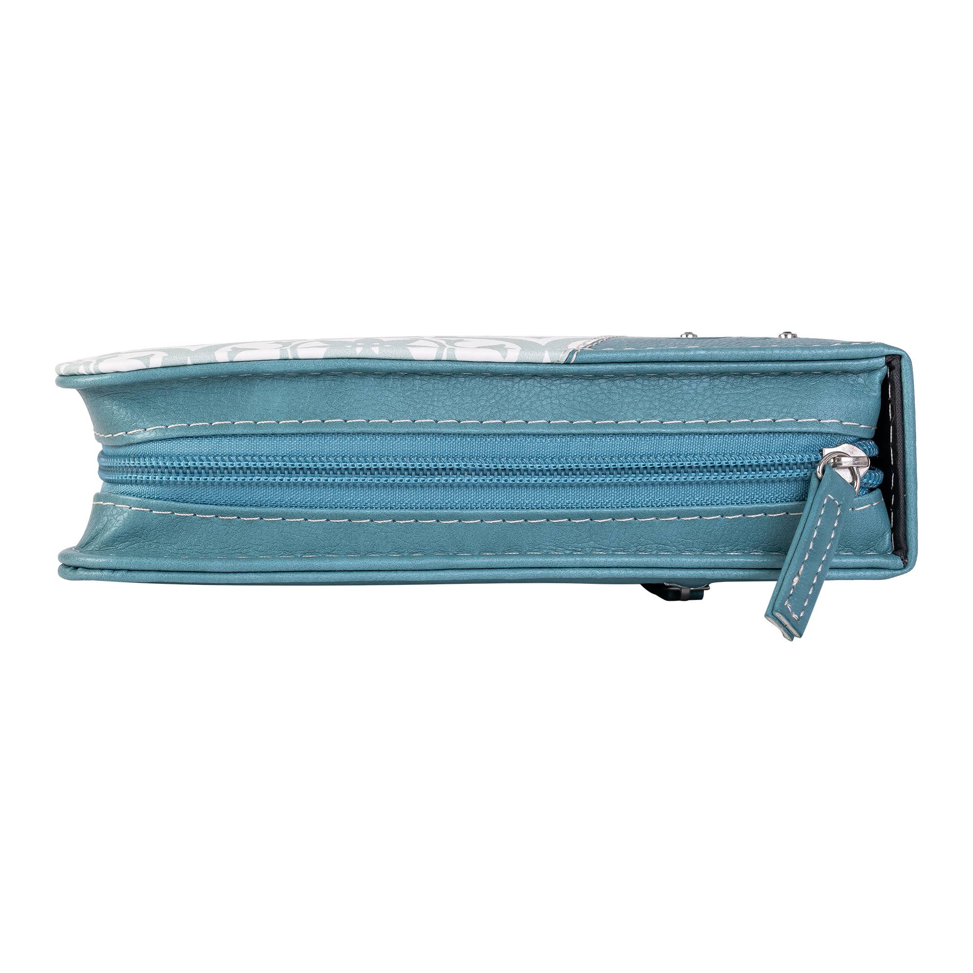 Divine Details: Bible Cover - Teal Tile w/Gem: Large
