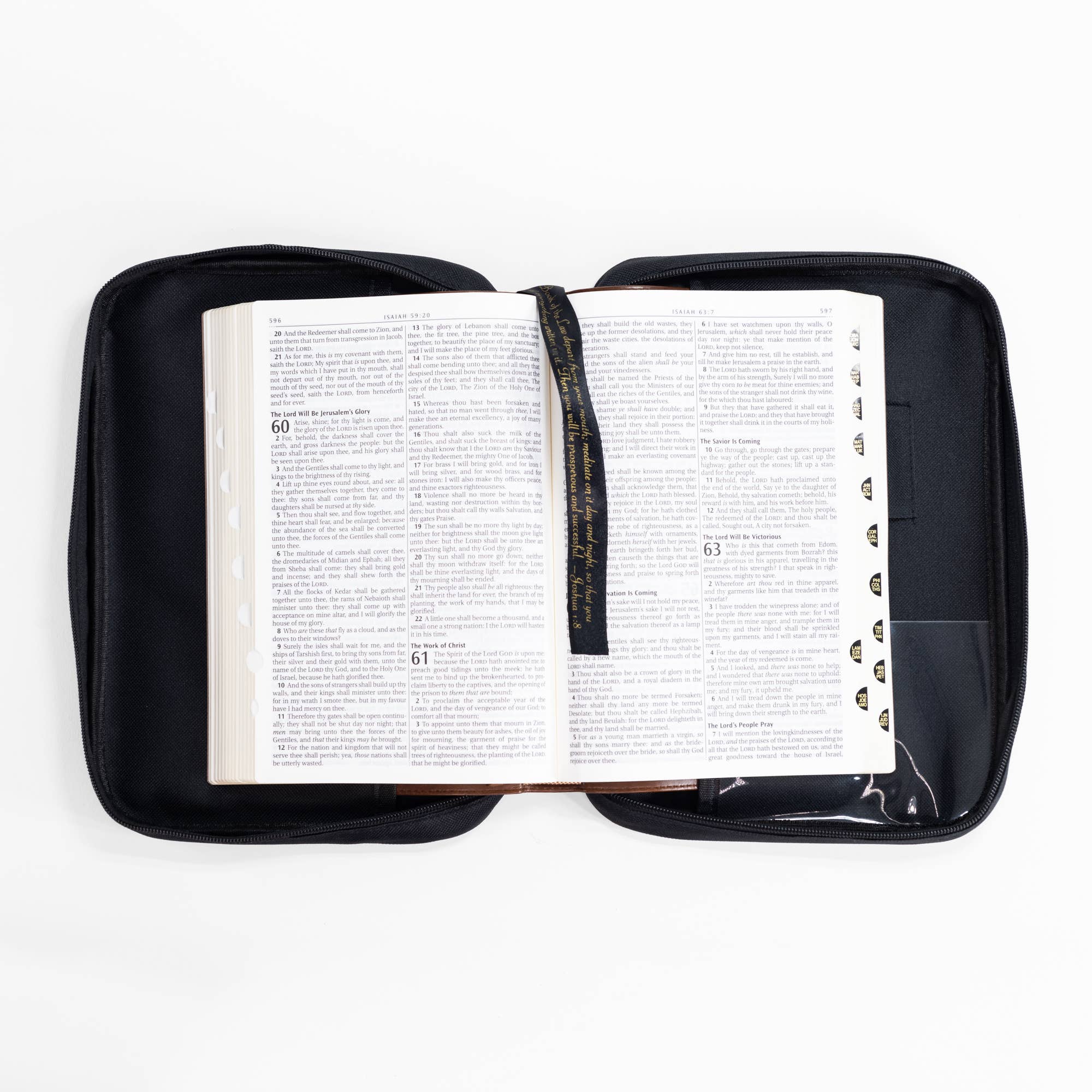Bible Cover: Basic: Black / Large