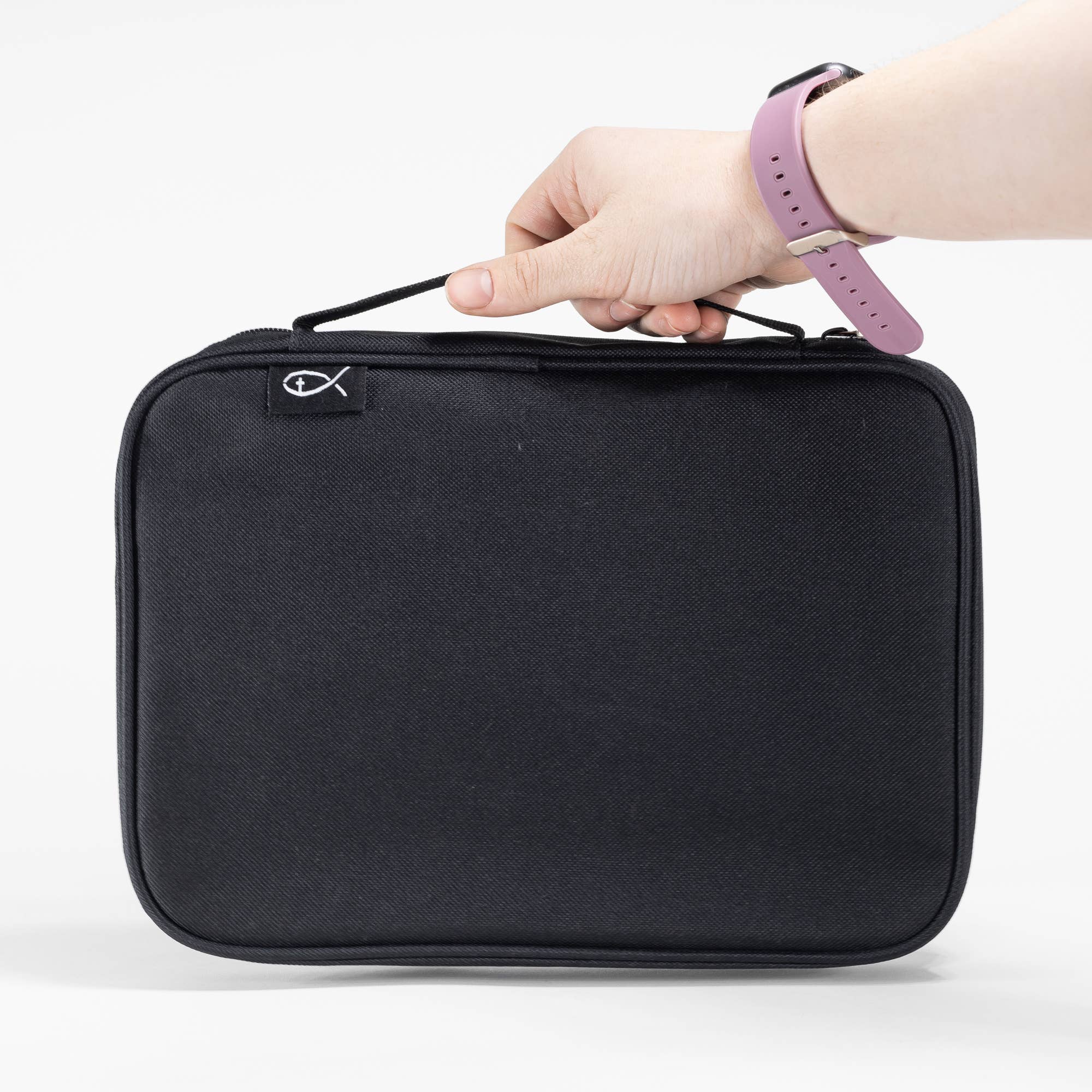 Bible Cover: Basic: Black / Large